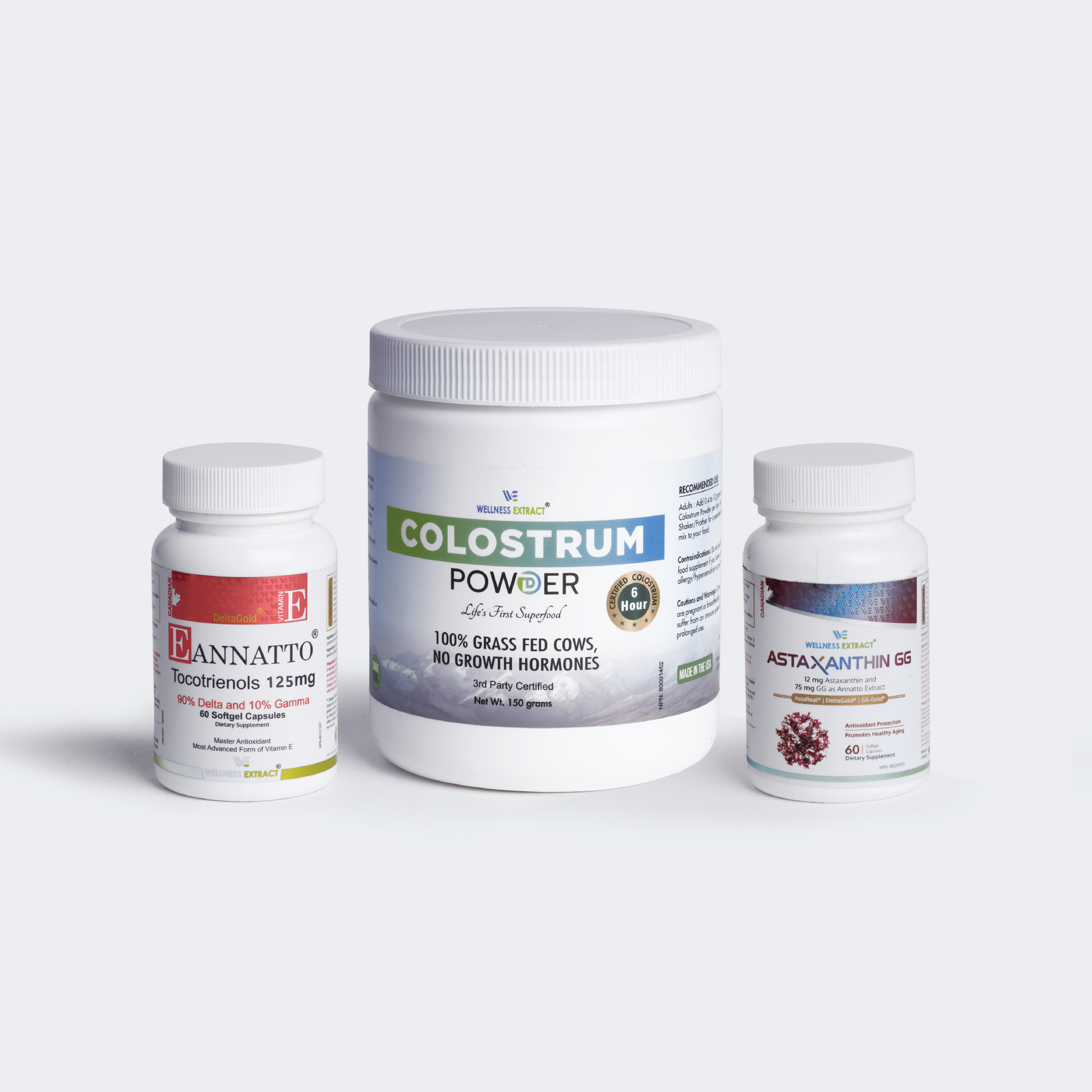 Cognitive health pack tocotrienol, colostrum, astaxanthin