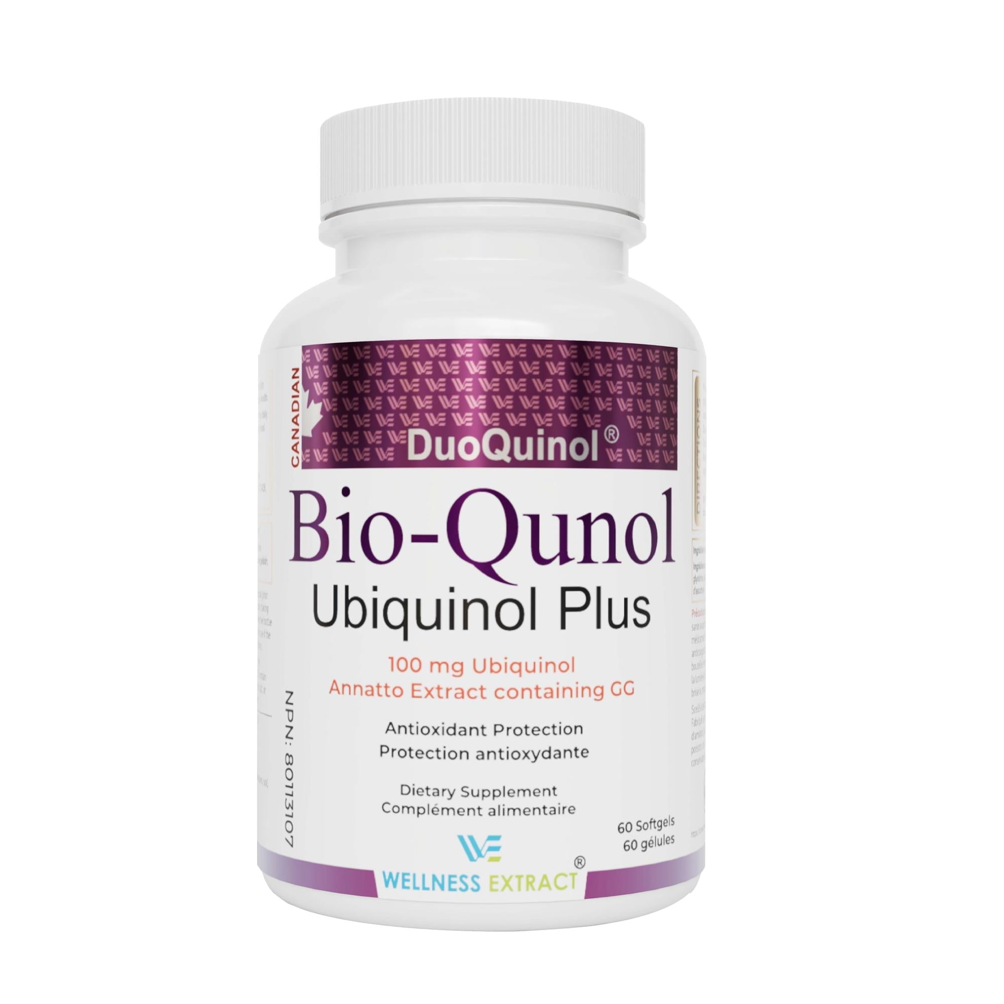 Bio-Qunol Ubiquinol (Active CoQ10) with Geranylgeraniol (GG) Softgels