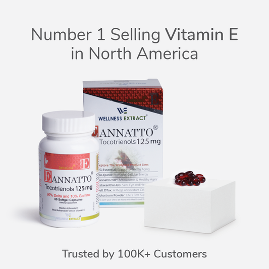 Eannatto DeltaGold Tocotrienols Vitamin E 125 mg 60 Softgel Capsules