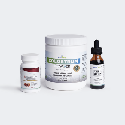 Gut Health Pack tocotrienol, colostrum, detox