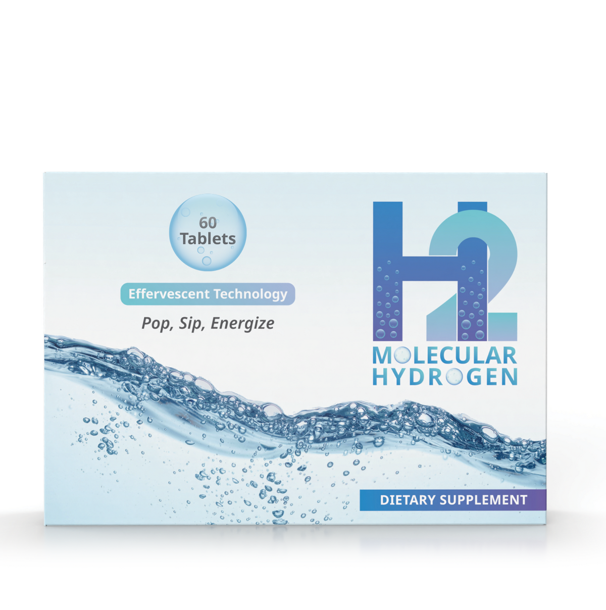 Molecular hydrogen Unflavored dietary supplement