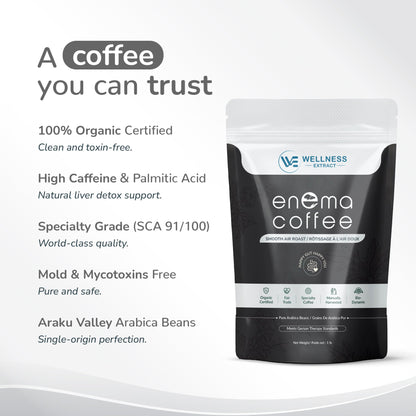 100% Organic Certified Smooth Enema Coffee 