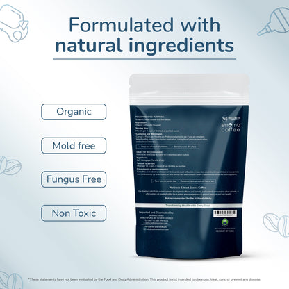 Coffee enema medium air roast with natural ingredients