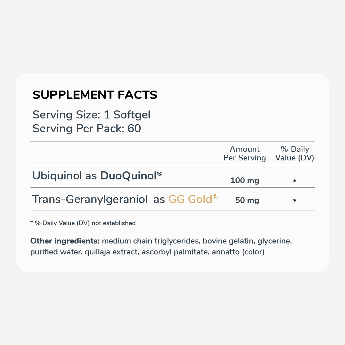 bio-qunol-ubiquinol-nutritional-facts